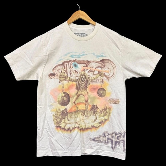 Travis Scott, cactus Jack circus, Maximus, White Graphic Tee New - Picture 1 of 2